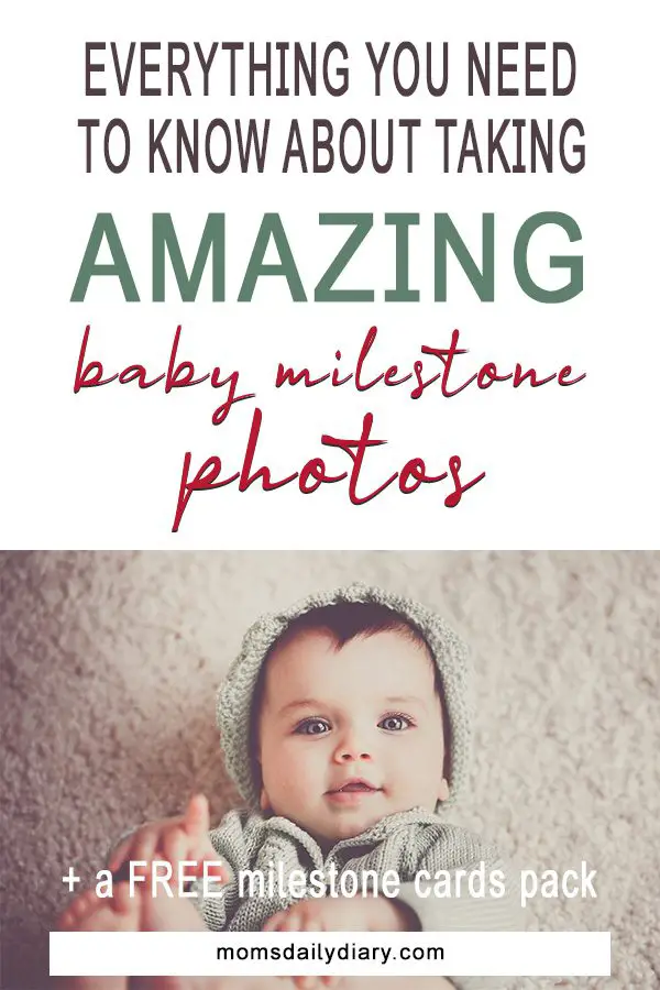 Need a  guide on taking amazing baby milestone photos + the FREE PRINTABLE milestone cards to get you started? Here they are!