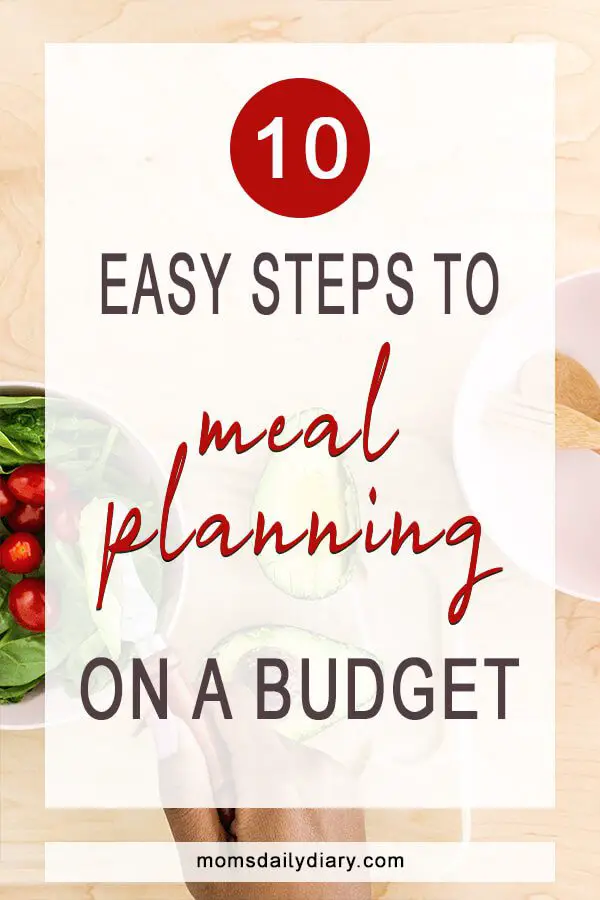 Meal planning can be a piece of cake. Just follow these 10 easy steps!