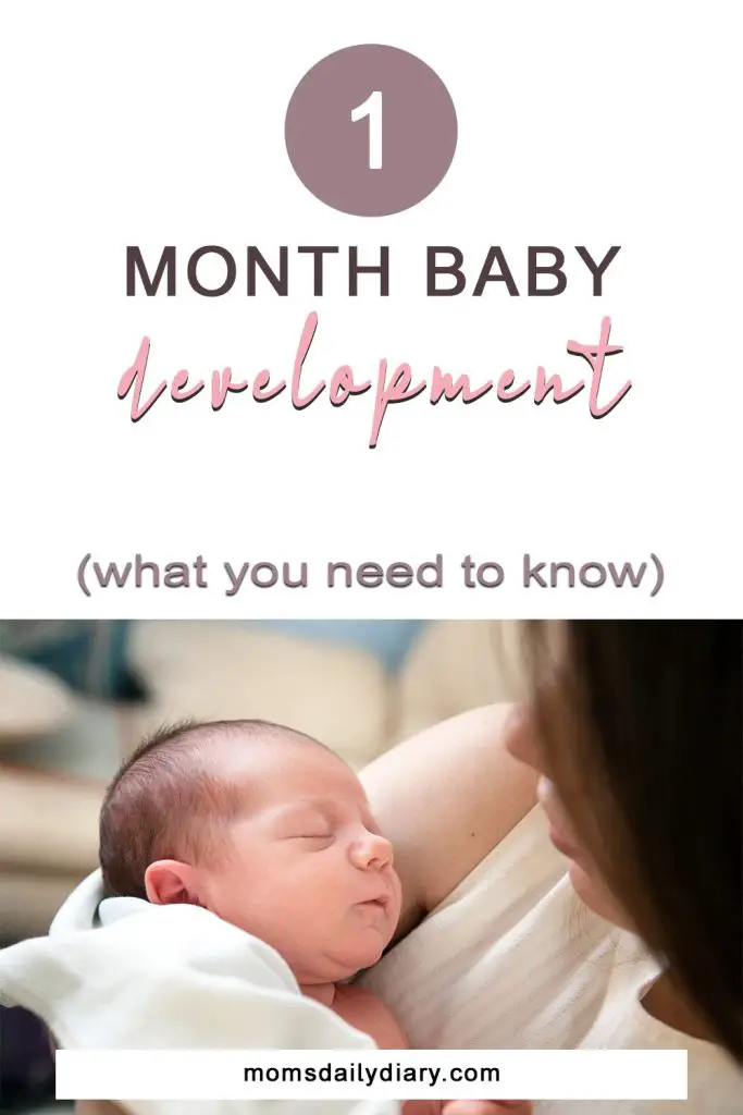 One month old babies are not as intimidating as newborns but there is still a lot to learn. Find out more about the 1 month baby development.