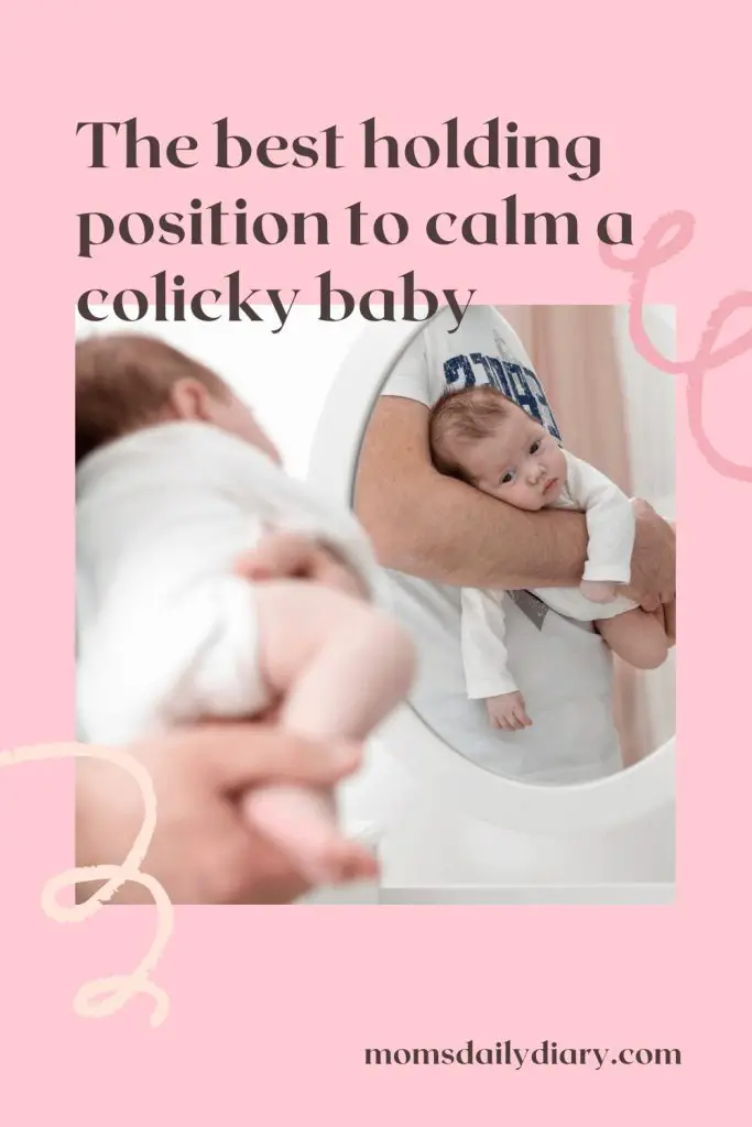 This simple position works like a charm for us. Let me know if it calms your baby too.