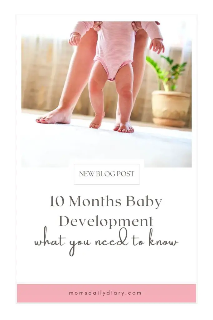 Pinterest pin with text: 10 Months Baby Development. What You Need To Know