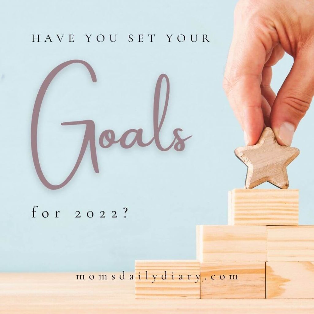 Instagram image with text "Have you set your goals for 2022?"